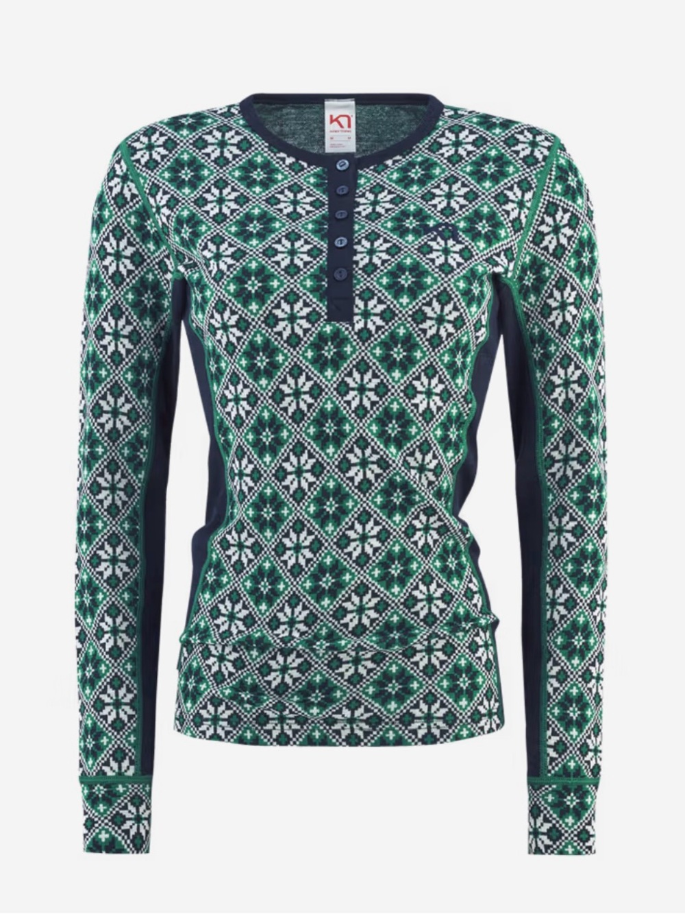 KARI TRAA ROSE LONG SLEEVE BASELAYER - 100% MERINO WOOL IN CRESS